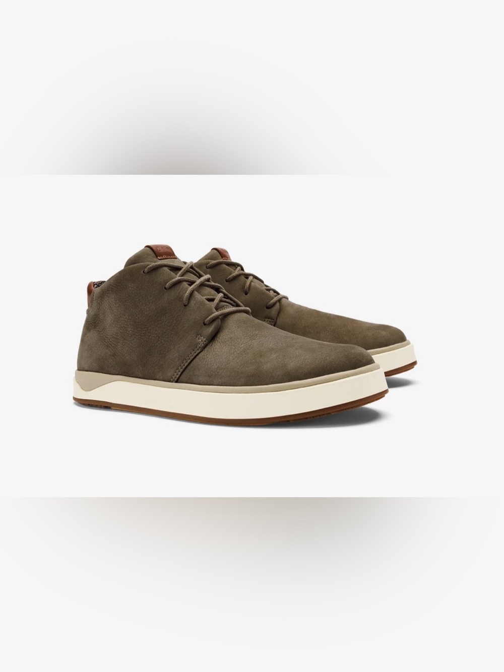OluKai Papaku Ili Mustang/mustang waterproof leather chukka boot 10/43 $160
